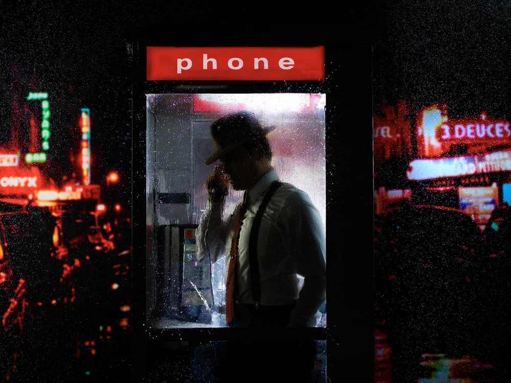 The Man in the Phone Booth — Tyler Shields