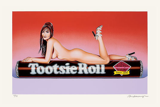 'Tootsie Roll', 2007 — Mel Ramos