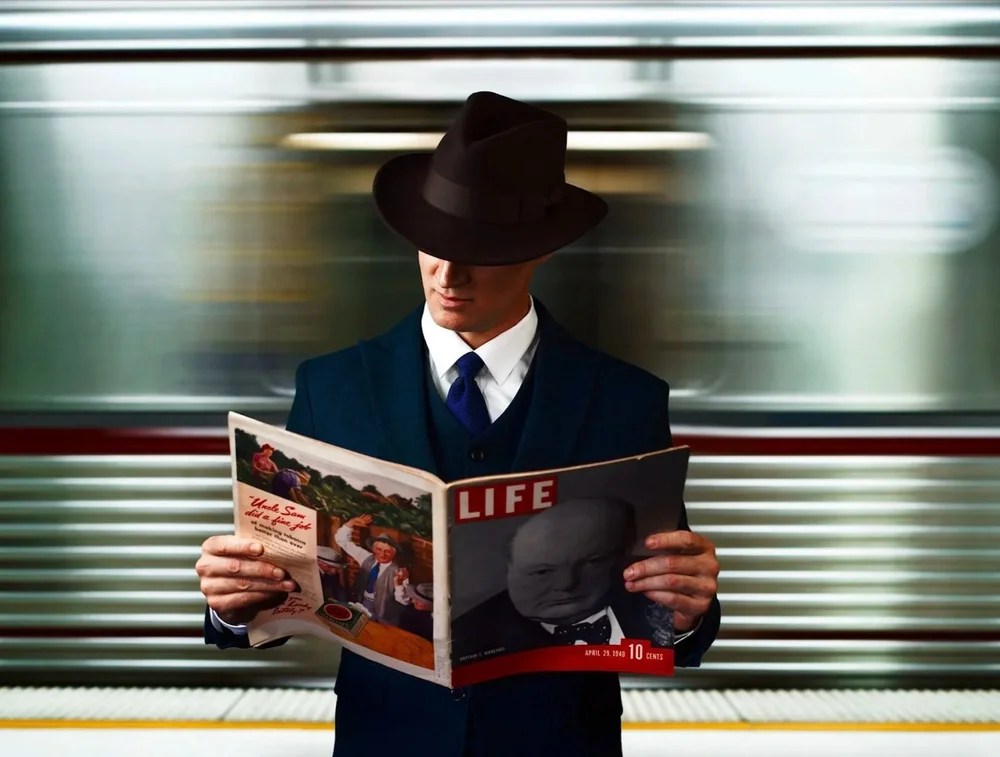 The Man in the Train Station — Tyler Shields