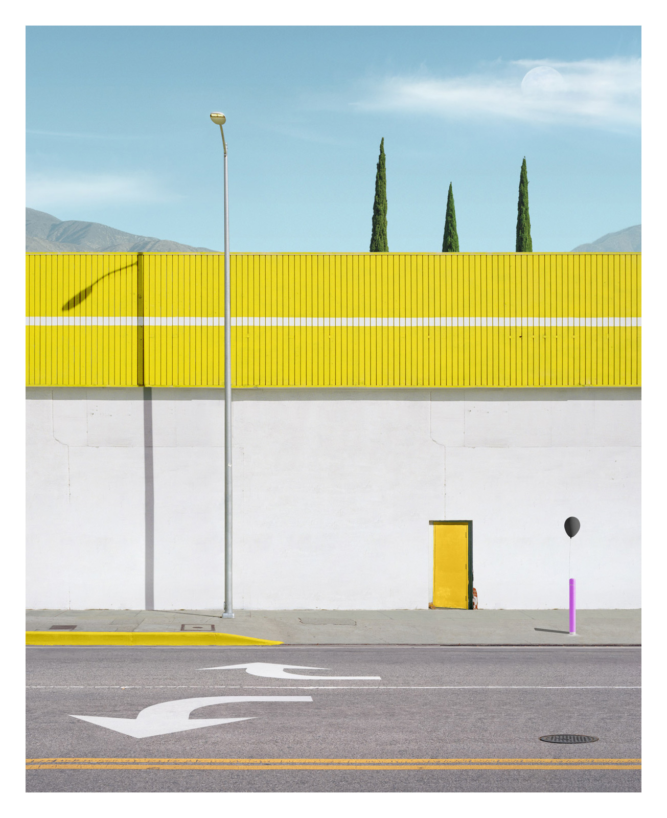 Yellow Wall, 2024 — George Byrne
